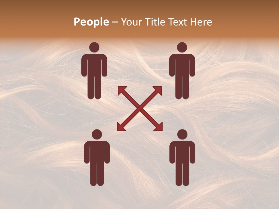 Hairstyle Woman Tangled PowerPoint Template