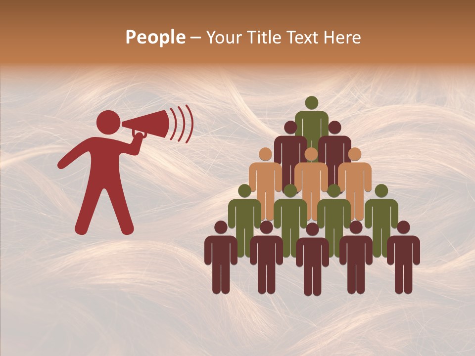 Hairstyle Woman Tangled PowerPoint Template