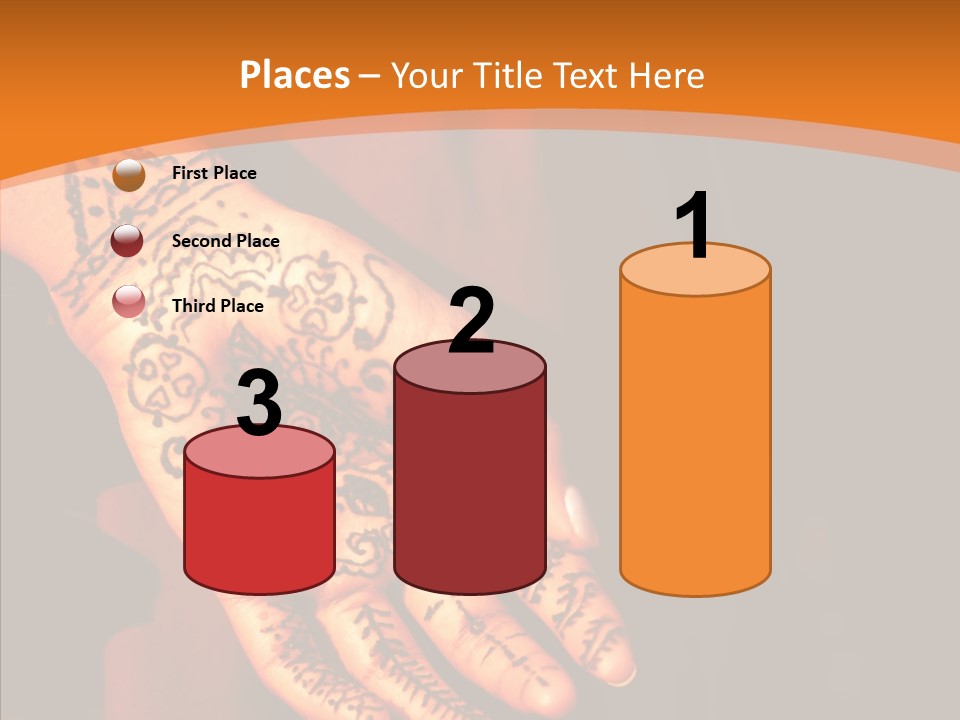 Cultural Hand Asian PowerPoint Template