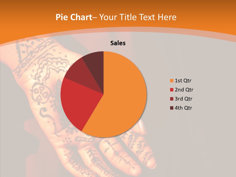 Cultural Hand Asian PowerPoint Template