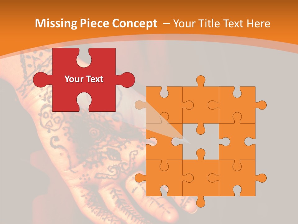 Cultural Hand Asian PowerPoint Template