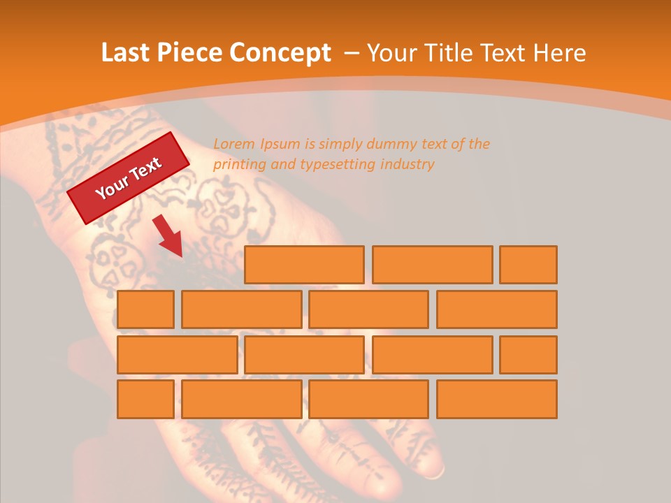 Cultural Hand Asian PowerPoint Template