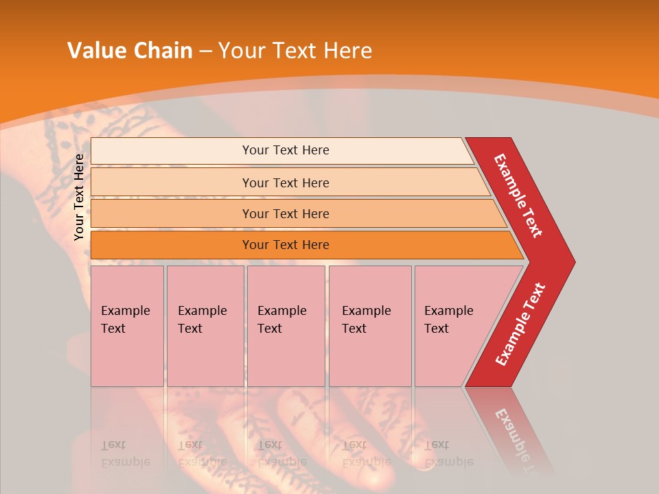 Cultural Hand Asian PowerPoint Template