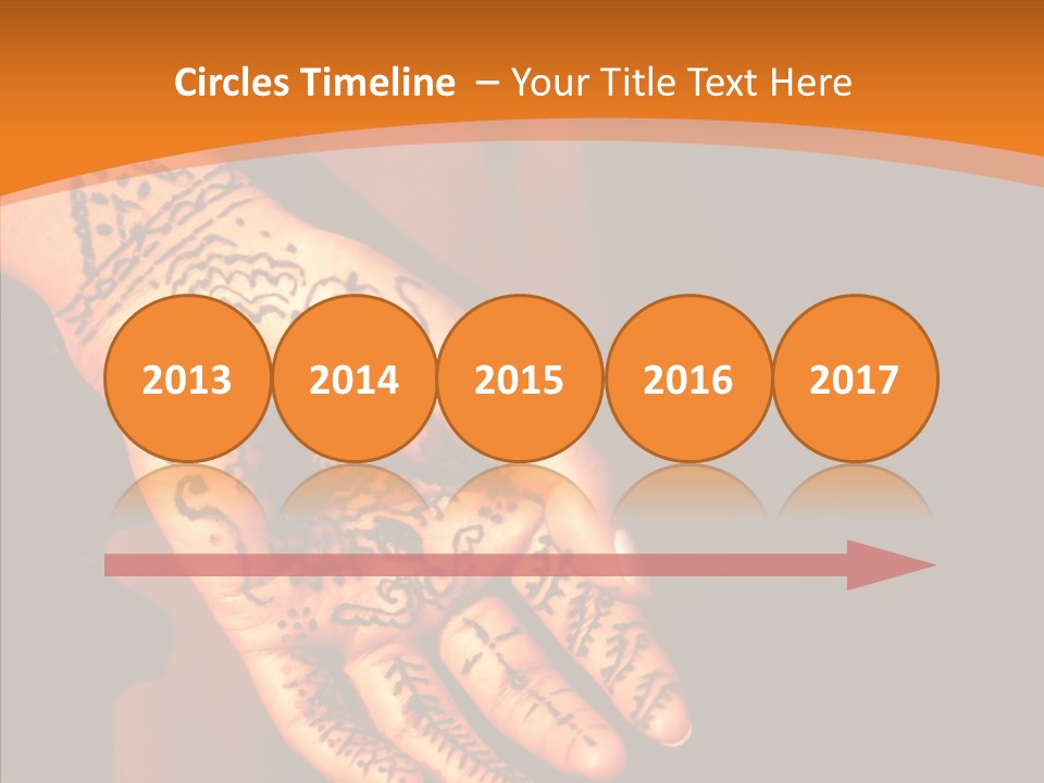 Cultural Hand Asian PowerPoint Template