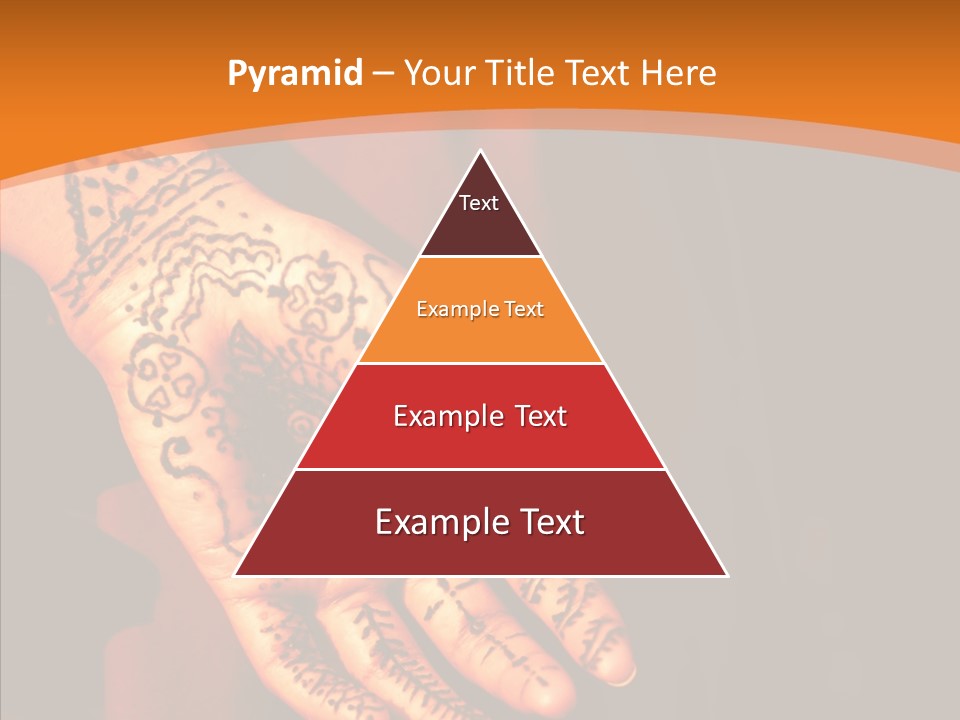 Cultural Hand Asian PowerPoint Template