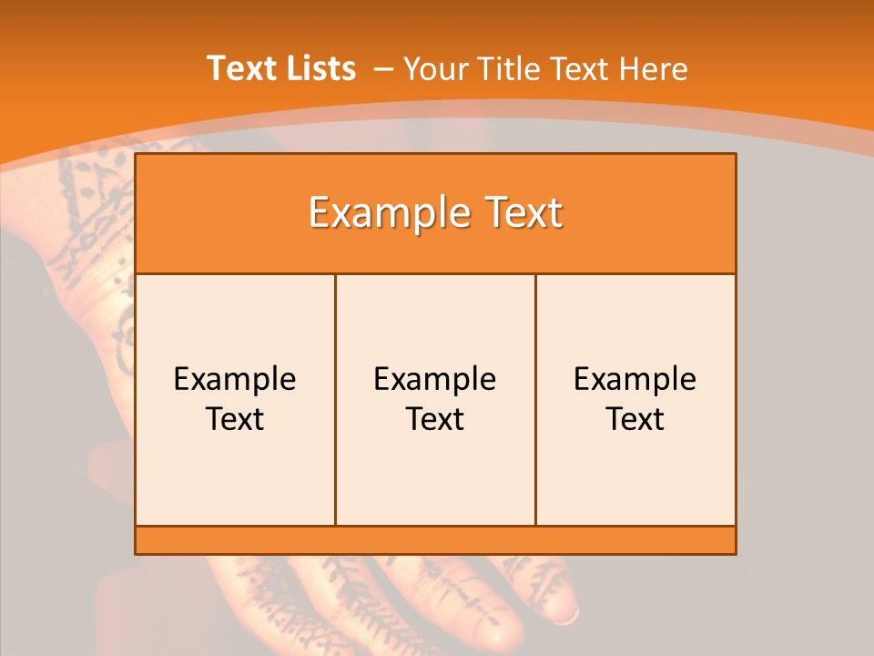 Cultural Hand Asian PowerPoint Template