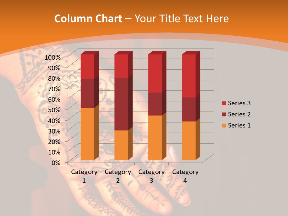 Cultural Hand Asian PowerPoint Template