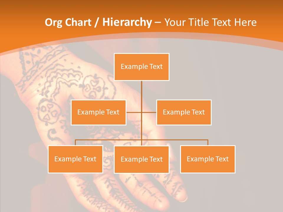 Cultural Hand Asian PowerPoint Template
