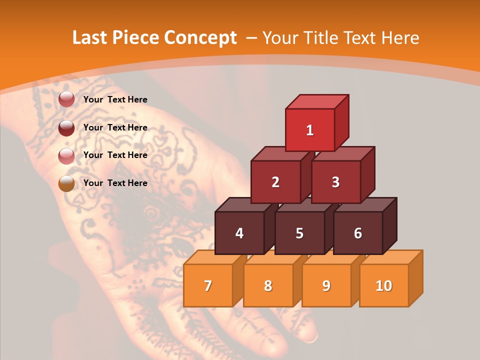 Cultural Hand Asian PowerPoint Template