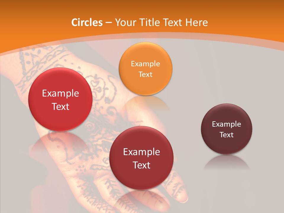 Cultural Hand Asian PowerPoint Template