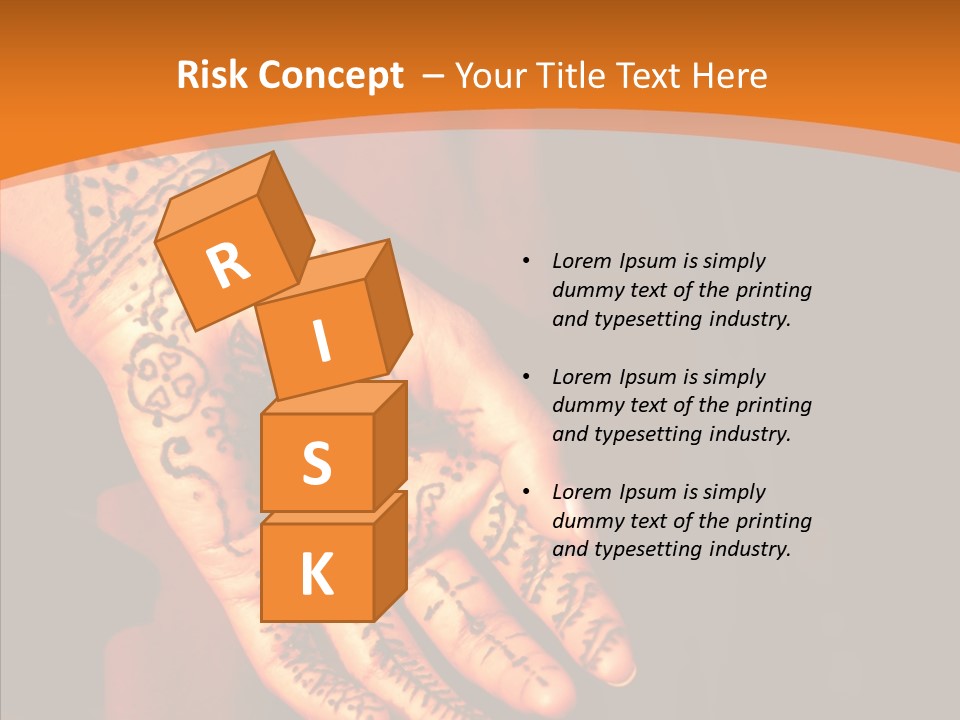 Cultural Hand Asian PowerPoint Template