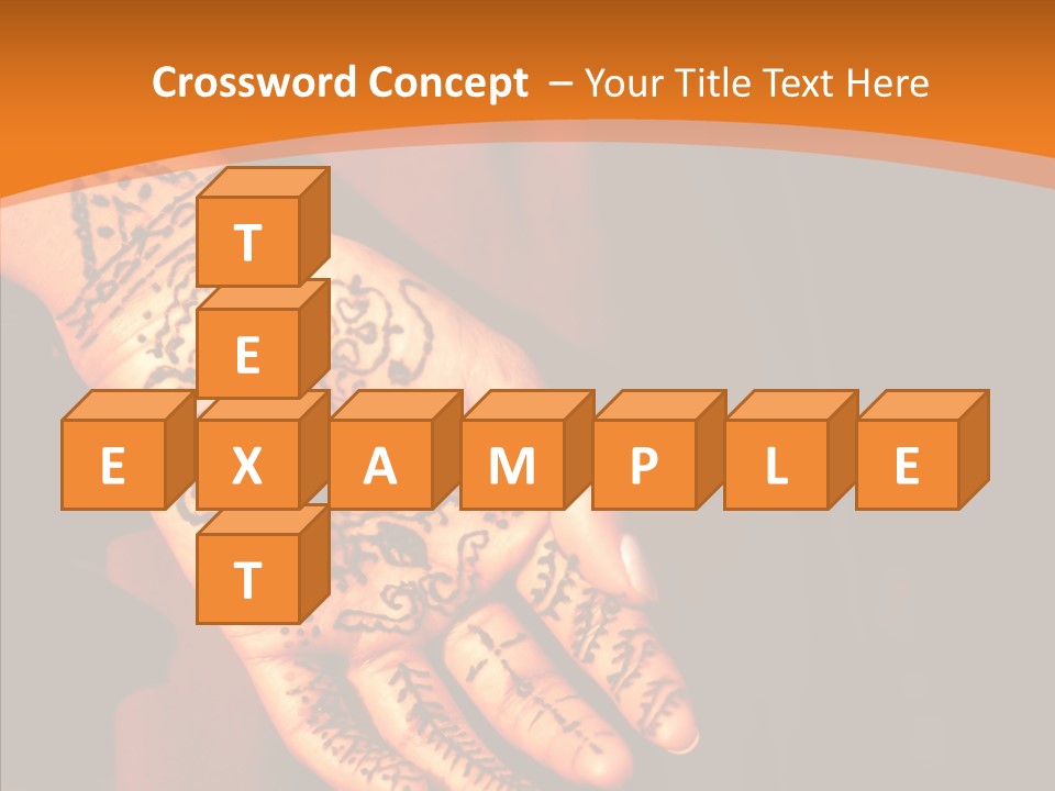 Cultural Hand Asian PowerPoint Template