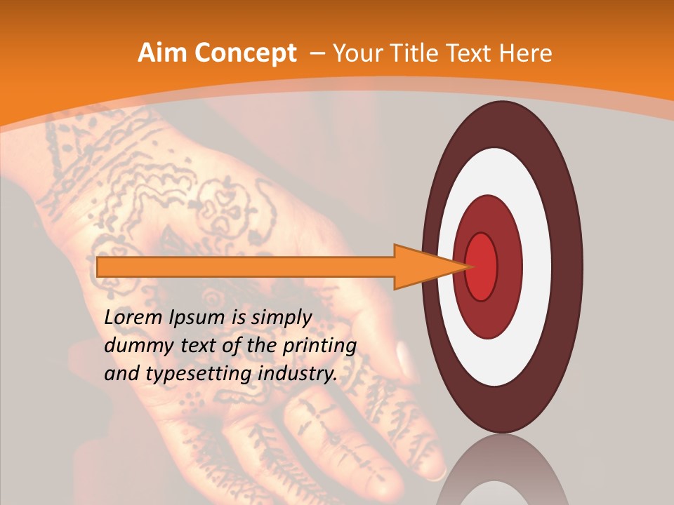 Cultural Hand Asian PowerPoint Template