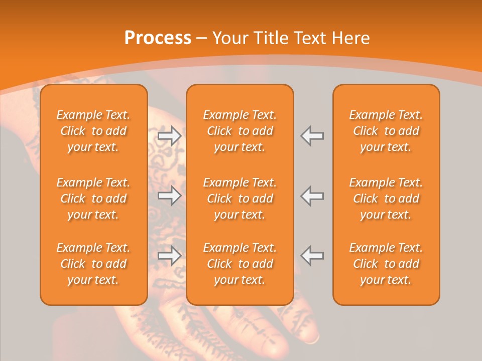 Cultural Hand Asian PowerPoint Template