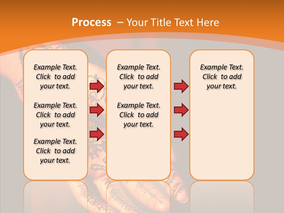 Cultural Hand Asian PowerPoint Template