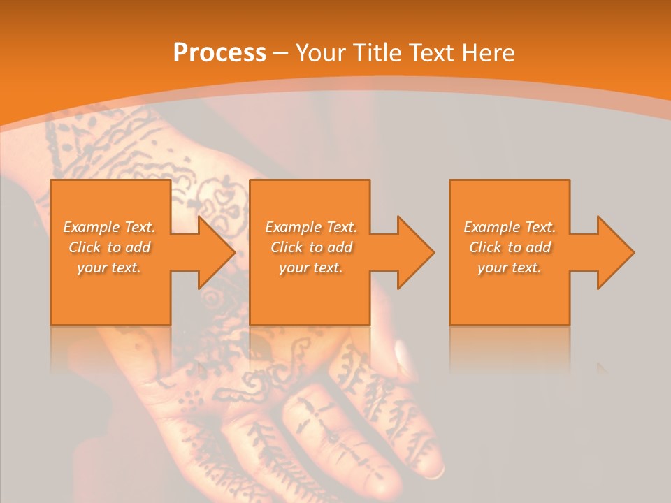 Cultural Hand Asian PowerPoint Template
