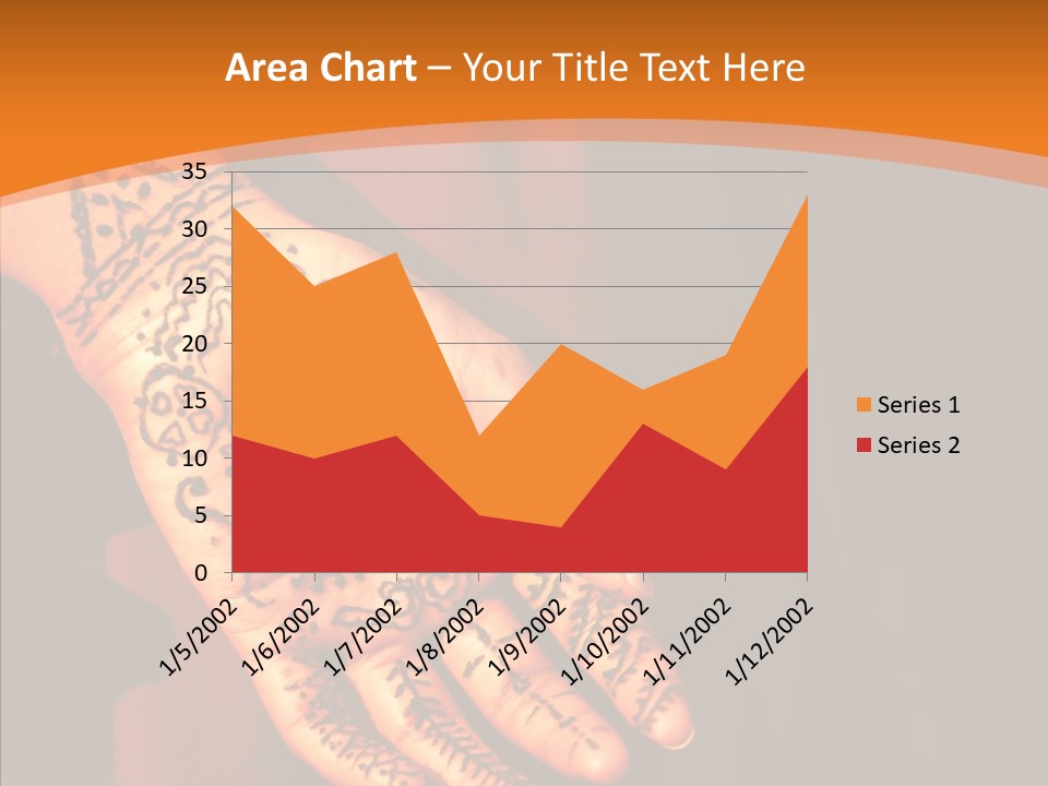 Cultural Hand Asian PowerPoint Template