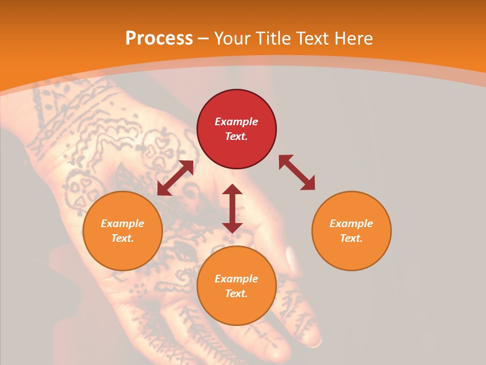 Cultural Hand Asian PowerPoint Template