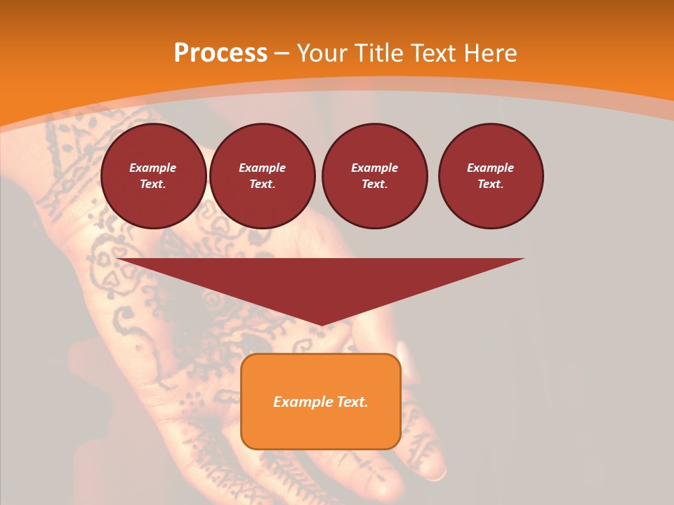 Cultural Hand Asian PowerPoint Template