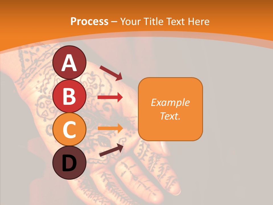 Cultural Hand Asian PowerPoint Template