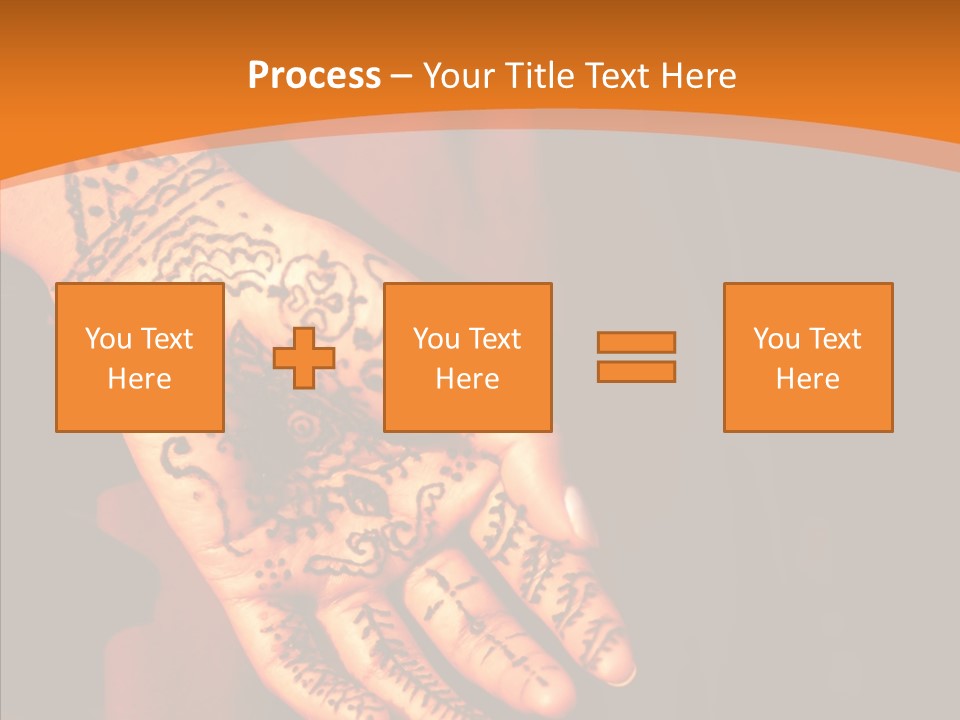 Cultural Hand Asian PowerPoint Template
