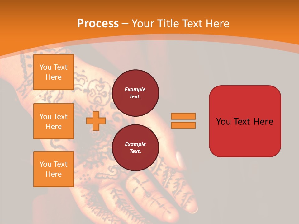 Cultural Hand Asian PowerPoint Template