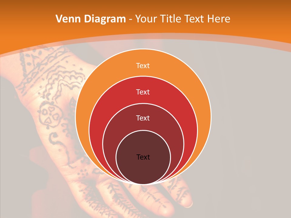 Cultural Hand Asian PowerPoint Template