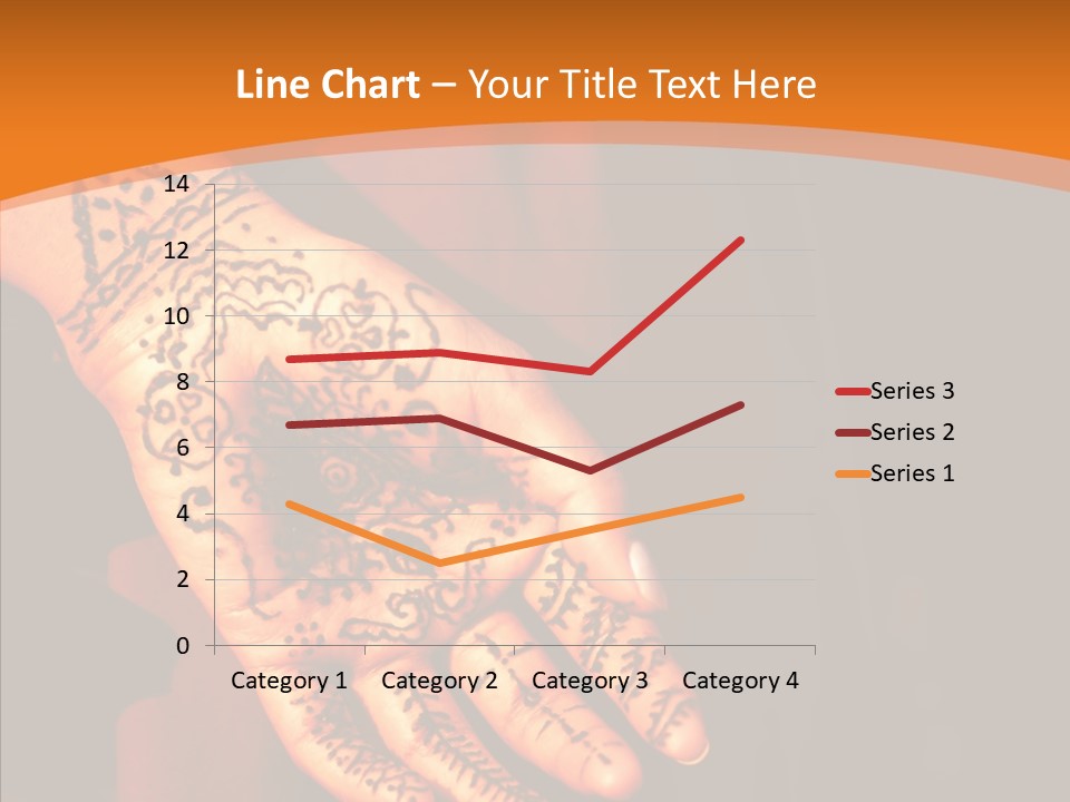 Cultural Hand Asian PowerPoint Template