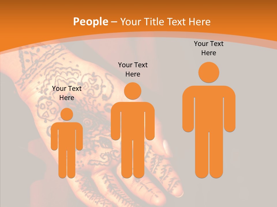 Cultural Hand Asian PowerPoint Template