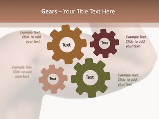 Barbell Y Train PowerPoint Template