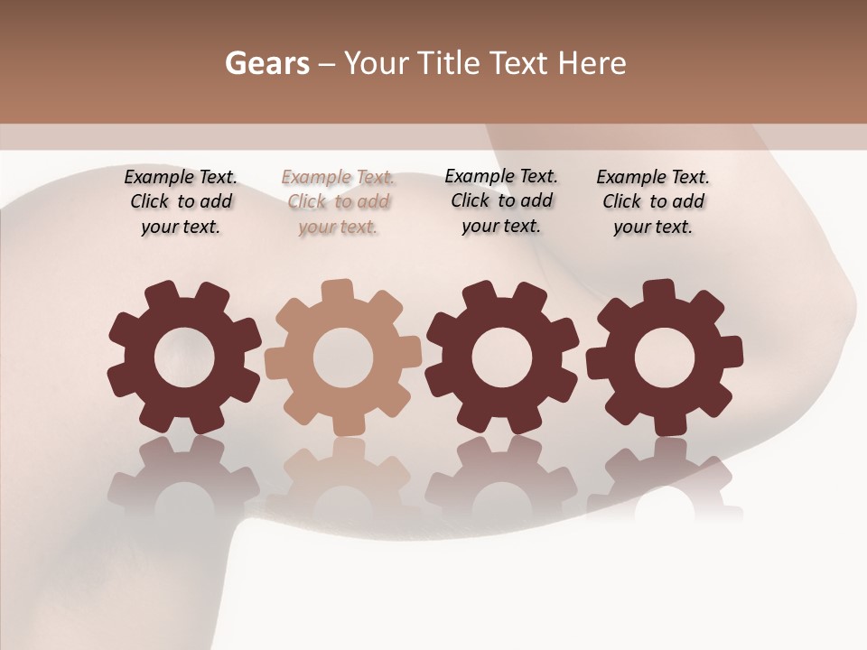 Barbell Y Train PowerPoint Template