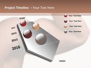Barbell Y Train PowerPoint Template