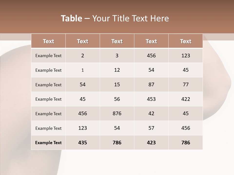 Barbell Y Train PowerPoint Template