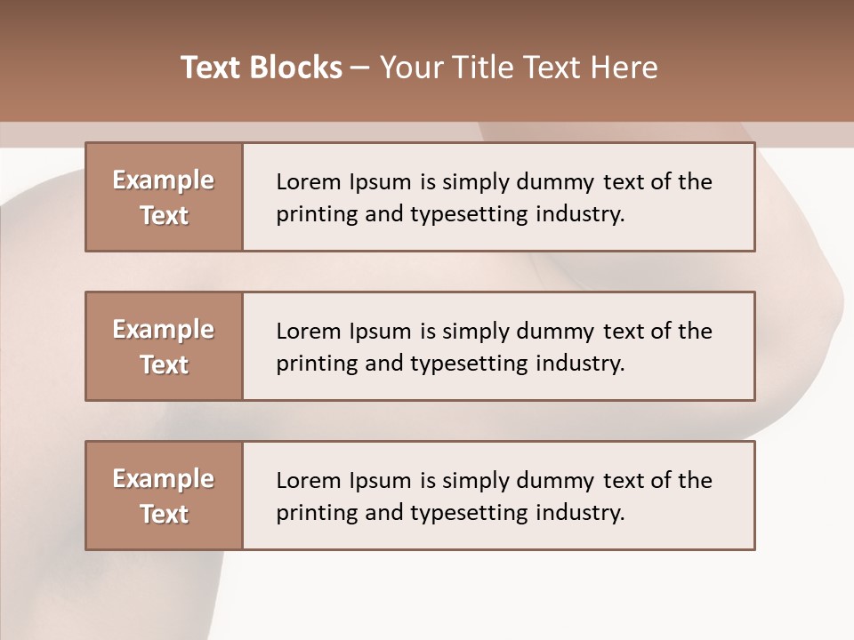 Barbell Y Train PowerPoint Template