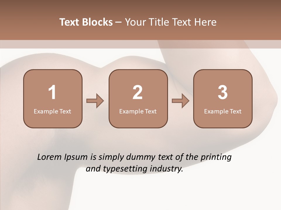 Barbell Y Train PowerPoint Template