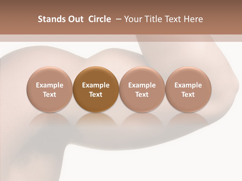Barbell Y Train PowerPoint Template