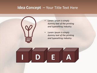 Barbell Y Train PowerPoint Template