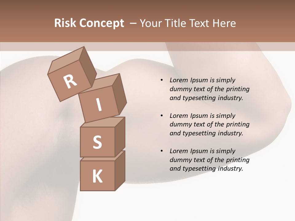 Barbell Y Train PowerPoint Template