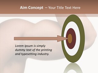 Barbell Y Train PowerPoint Template