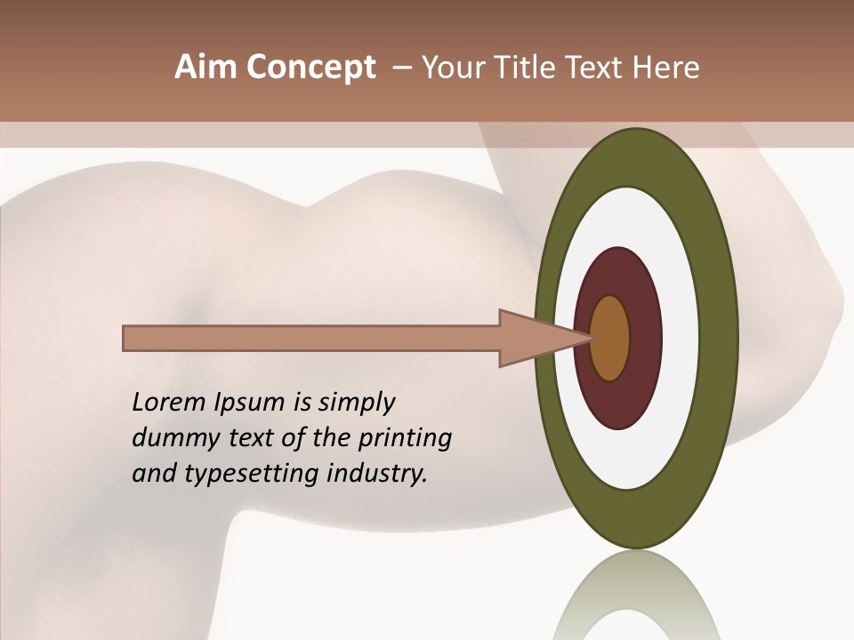 Barbell Y Train PowerPoint Template