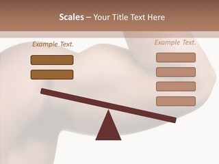 Barbell Y Train PowerPoint Template