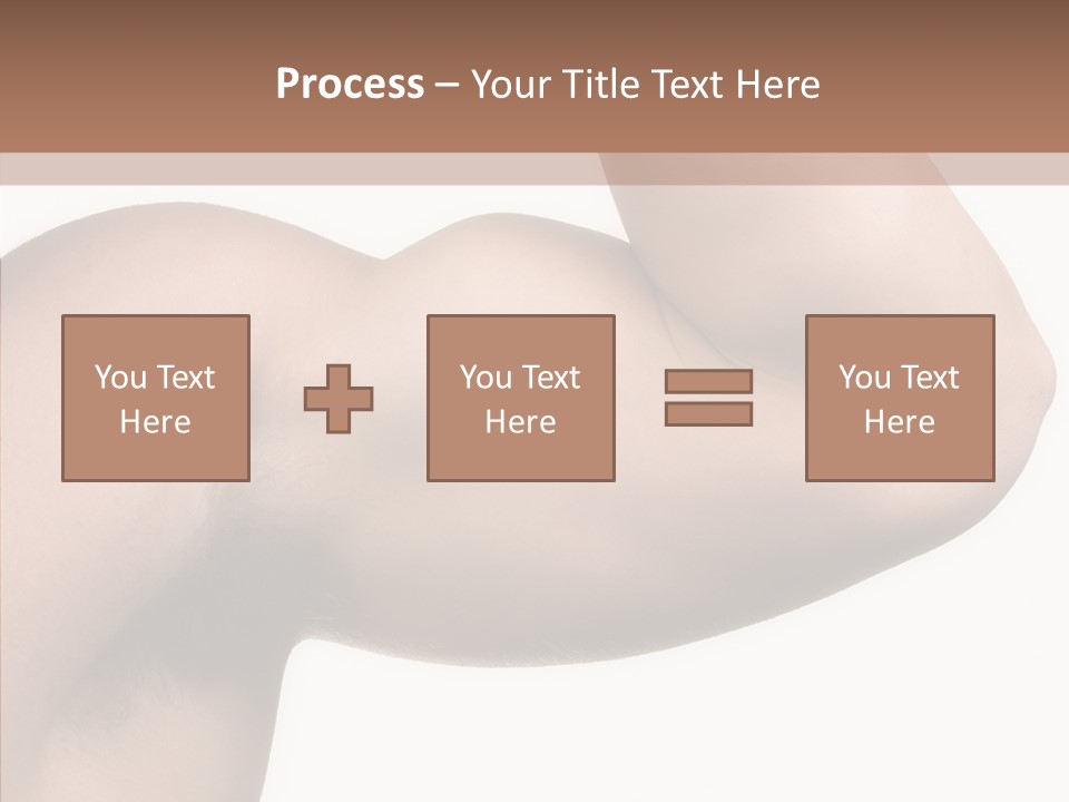 Barbell Y Train PowerPoint Template