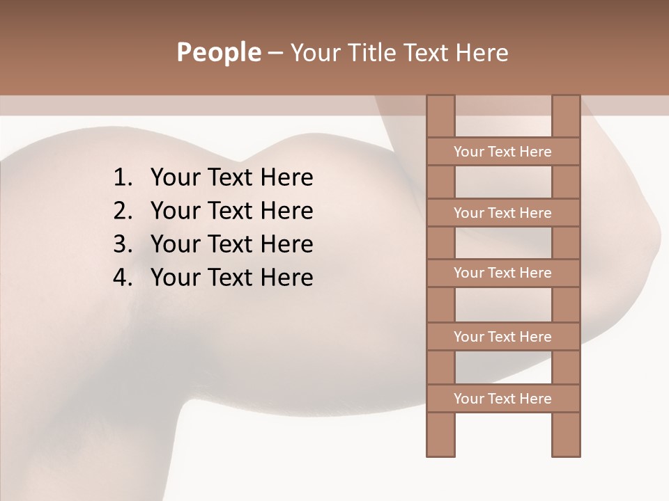 Barbell Y Train PowerPoint Template