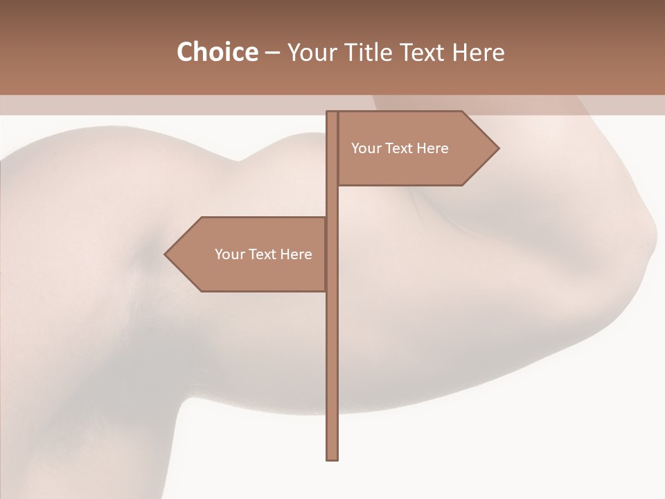 Barbell Y Train PowerPoint Template
