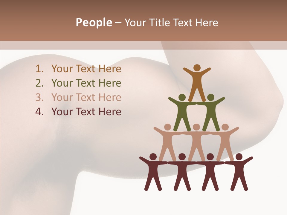 Barbell Y Train PowerPoint Template