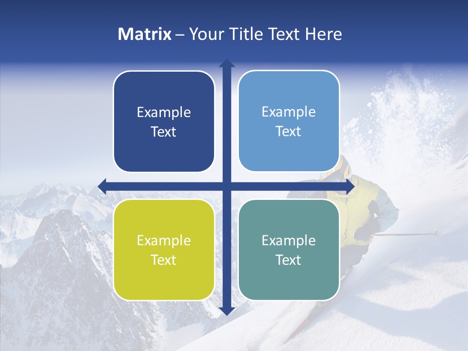 Red Winter Sliding PowerPoint Template