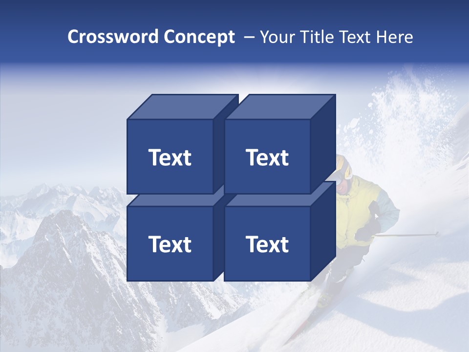 Red Winter Sliding PowerPoint Template