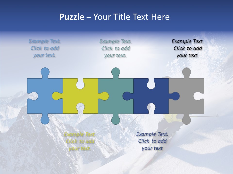 Red Winter Sliding PowerPoint Template