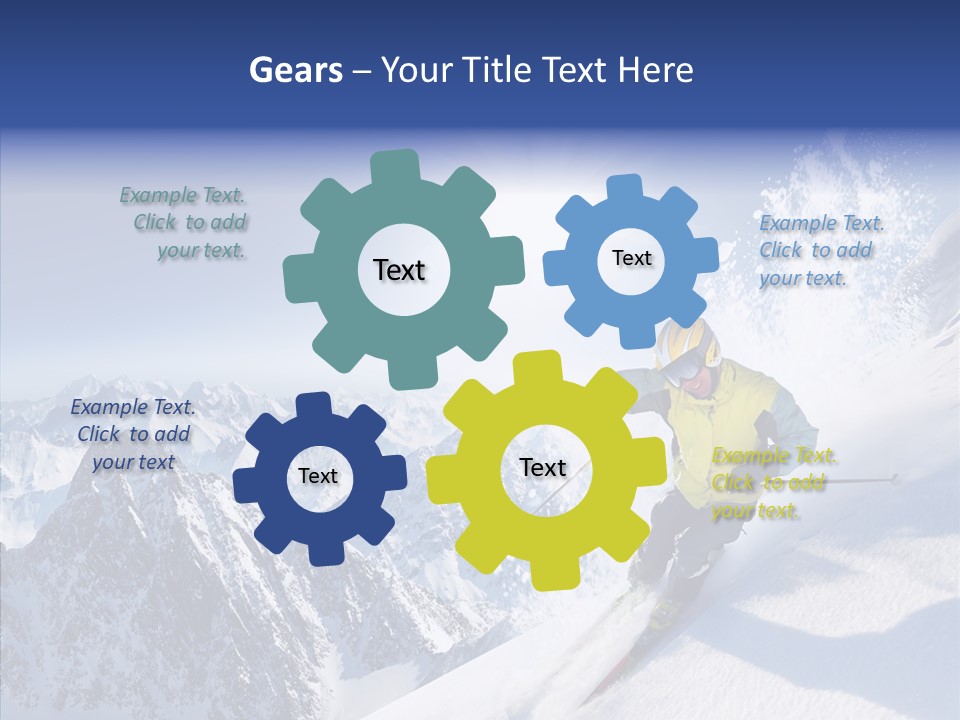 Red Winter Sliding PowerPoint Template