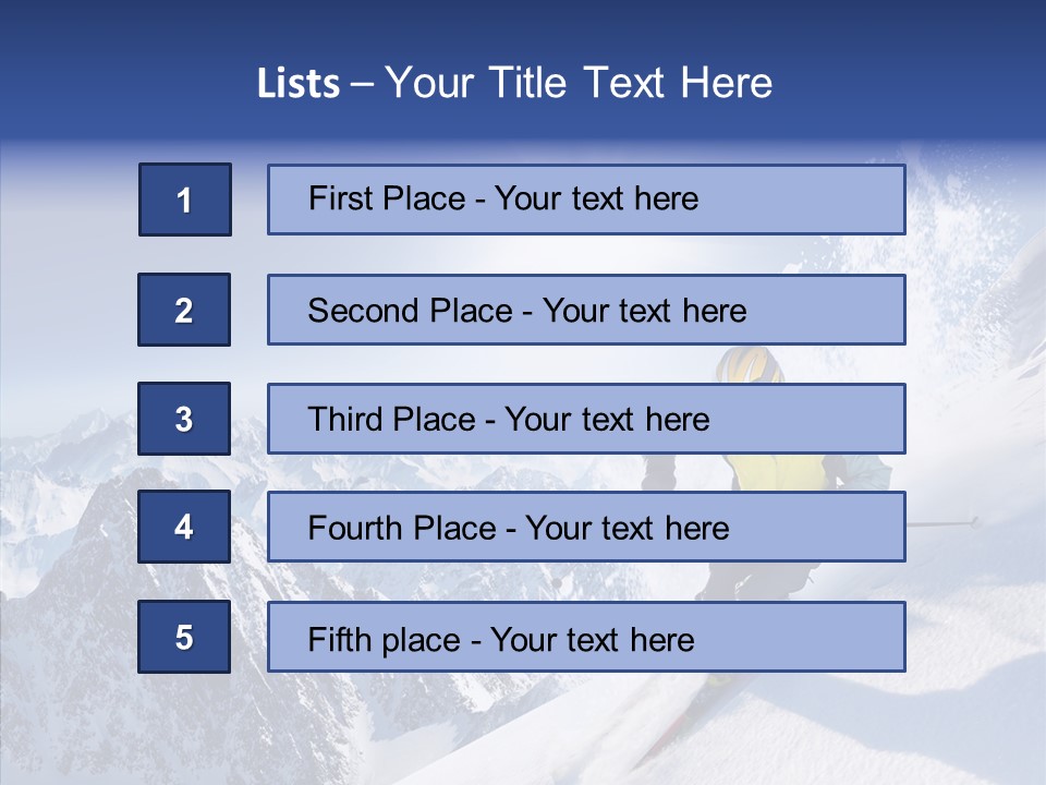Red Winter Sliding PowerPoint Template
